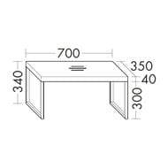 ������ Burgbad Coco 700�340�350 ����� ������ BANB070F2843