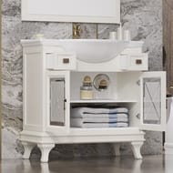 Тумба с раковиной Opadiris Борджи 85 (870х510х893) напольная,слон. кость 00-00006742+1.WH11.0.265