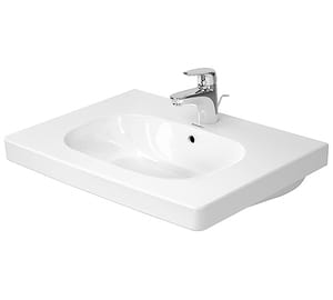 Умывальник DURAVIT D-CODE 650х485х175 1 отв. под смес., перелив 03426500002