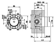 ���������� ����� Gessi 46112 ������������� ��������� �� 1 �����