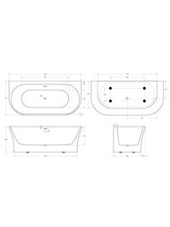 ����� ��������� BelBagno BB711-1700-750 (1700�750�600) ����������,�����������,�����