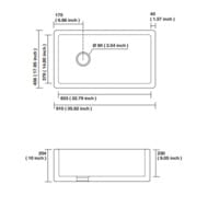   Kerasan Hannah Essex 541201 910x456x254 ,  . , 