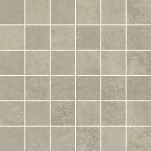 Мозаика ITALON Terraviva Greige Mosaico MAT (300х300) светло-серая, 610110000623 (кв.м.)