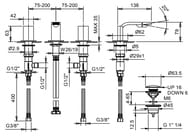 ��������� Fantini Venezia ��� ���� �������������� � ������ ��������, ������ 2901N509S