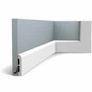 Плинтус Orac Decor SX183 (75х13х2000) белый (шт.)