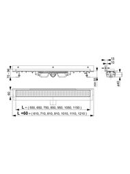   Alcaplast APZ4-1150 Flexible c  L=1150 H=85 .,   