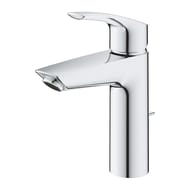 Смеситель для раковины Grohe EuroSmart 121 мм, с донным клапаном, однозахватный, хром 23322003