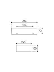 �������� ��������� Aqueduto Pequeno 380�220�100, �������������, ���� �����, ����� ��������� PEQL021