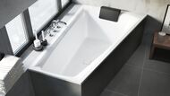 Ванна акриловая RIHO STILL SMART L 170х110 без гидромассажа, трапеция, левая, белая