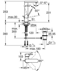  Grohe Plus   ,  ,  23851003