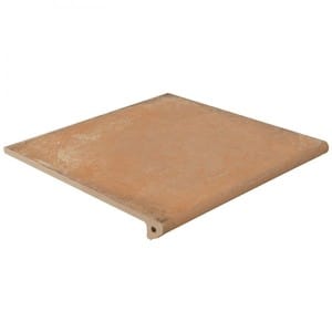 #Ступень фронтальная Exagres Alhamar Salmon Peldano Fiorentino (330х330) розовая (шт.)