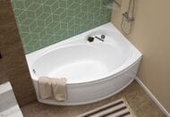 Ванна акриловая Aquanet JERSEY 170х90 правая асимметричная, без гидромассажа, без обвязки 203989