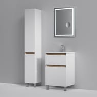 Тумба под раковину AM.PM X-Joy (550х850х450) напольная, 2 ящика, белый глянец M85AFSX0552WG