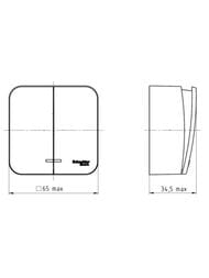 ����������� Systeme Electric BLANCA 2-��������� �������� ��.5 � �����. 6� 250� ����� BLNVA065111