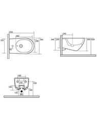 ���� ��������� Kerasan Aquatech 372401 550�365�300 ��, �������, ���. ��� ���������, ����: �����