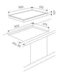 ������� �������� ������ Kuppersbusch K.8 (900�510) 5 ��������, ������ ������ KG 9850.0 SE-E5