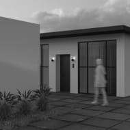 ��������� ���������� Maytoni Alfa (�����) O492WL-01GF, E27�1 35 �� IP 54, ������