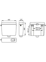 ������������� ����� � �������  A93 UNI (ALCAPLAST)