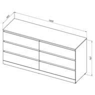 ����� Aquanet ������ (1600�797�483) ���������, 6 ������, ��� ������� 302547