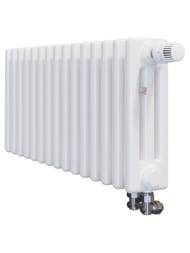 Радиатор Zehnder Charleston 3035 трехтрубчатый 15 секций 5510 1/2" Ral 9016 — миниатюра 1