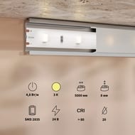 ������������ ����� Led Strip Base 24� 2835 4,8��/� 3000K 5� IP20, 201165