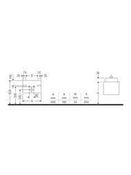 ����� ��� ���������� Duravit Ketho 600�480�385 ���������, 2 �����, ������� ���. KT645204343