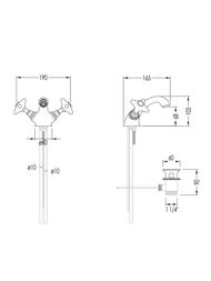 ��������� ��� �������� Devon&Devon White Rose UTWR710CR �������������, ������ ������, ����/�����