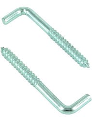 Шуруп-костыль 8х85 Zn (6 шт.) белый цинк, КР.021889 — миниатюра 1
