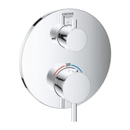 Смеситель Grohe Atrio 24138003 термостат для ванны на 2 положения, внешняя часть, хром
