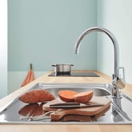 Смеситель Grohe BauLoop 31368001 для кухни однорычажный, С-излив, хром