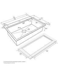 ����� ����. ����� KRONER-PRO 75, PM707551-GM, ��������� �����, 750�510��, Paulmark