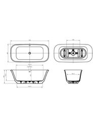 ����� ��������� BelBagno BB702-1700-800-K (1700�800�600) ���������������, �����