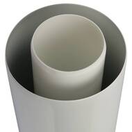 Элемент дымохода STOUT конденсац. труба  500 мм DN60/100 м/п PP-FE SCA-8610-000500