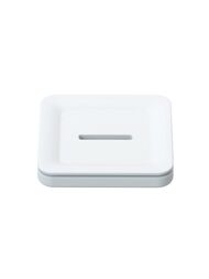 Уценка! Мыльница настольная CEZARES TITAN-SQUARE-SODP 100х100мм, искусственный мрамор, цвет: бел - уценка. — миниатюра 1