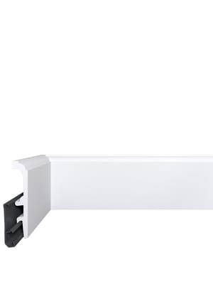 Плинтус напольный Bello Deco  XPS П24  (100х20х2000) белый  (шт.)