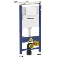 GEBERIT "Платтенбау" Комплект с клавишей Delta51 цвет белый 458.125.11.1