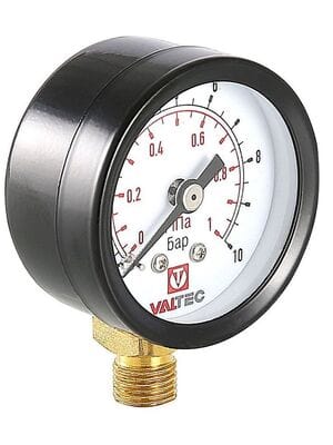 Манометр Valtec, 0-10 бар, 1/8