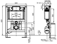 ����������� ��� ���������� ������� Villeroy&Boch ViConnect ���������� �������/������ ������ 92247500
