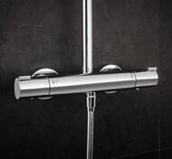 Душевая система Hansgrohe Crometta E 240 Showerpipe с термостатом д/душа, верхний и руч.душ 272710