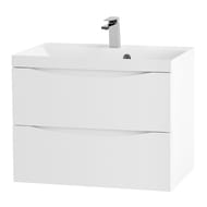 Тумба под раковину BelBagno MARINO (600х450х500) подвесная, Bianco Lucido MARINO-600-2C-SO-BL-P
