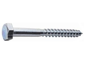 Шуруп DIN 571 с шестигранной головкой сантехнический Zn 8 х100 (2 шт.)