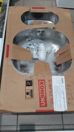 Уценка! Мойка врезная Ukinox Comfort 775х490 полир.сталь, слив 3 1/2, 2чаши, COP 775.490 15GT8K 2