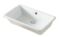 Раковина встраиваемая ArtCeram Gea 530х345х130 белая GEL0010100