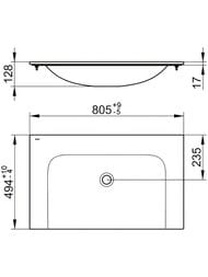 �������� Keuco Plan 805�494 ���������, ��� ��������� ��� ��������� � ��������, ����� 32960318000