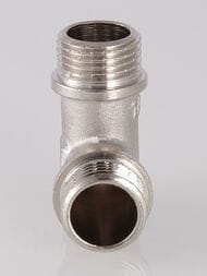 Уголок VALTEC 1/2"НН с/огр. лат/никель VTr.093.N.0004