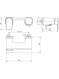 Ideal Standard Lux TONIC II ��������� ��� ���� A6337AA ���������, ����