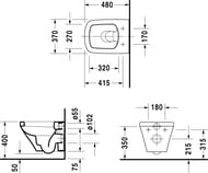 ������ ��������� DURAVIT DURASTYLE 370�480�350 ����������������� �������� 2539092000