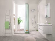Верхний душ Hansgrohe Rainmaker Select 580 3jet (586х258) встраиваемый, хром/черный 24001600