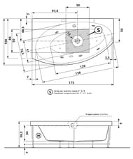����� ��������� Gruppo Treesse Suri 175 V2757sx 1750�1000�570 WhiVe, �������, �����, ����������� STD