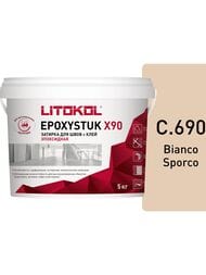 ������� ���������� LITOKOL EPOXYSTUK X90 C.690 Bianco Sporco, 4,5+0,5 ��